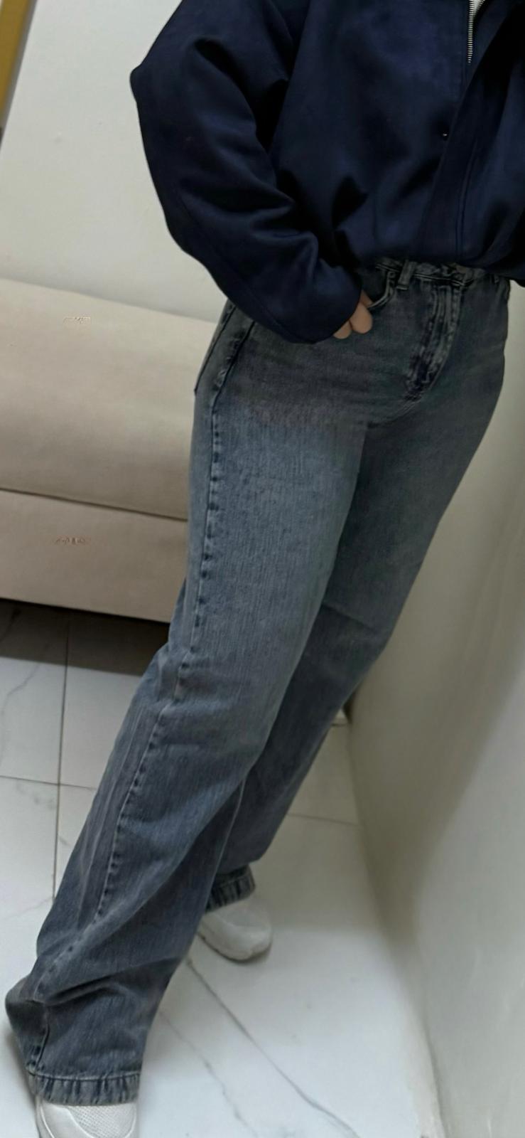 YÜKSEK BEL STRAİGHT DENİM PANTOLON