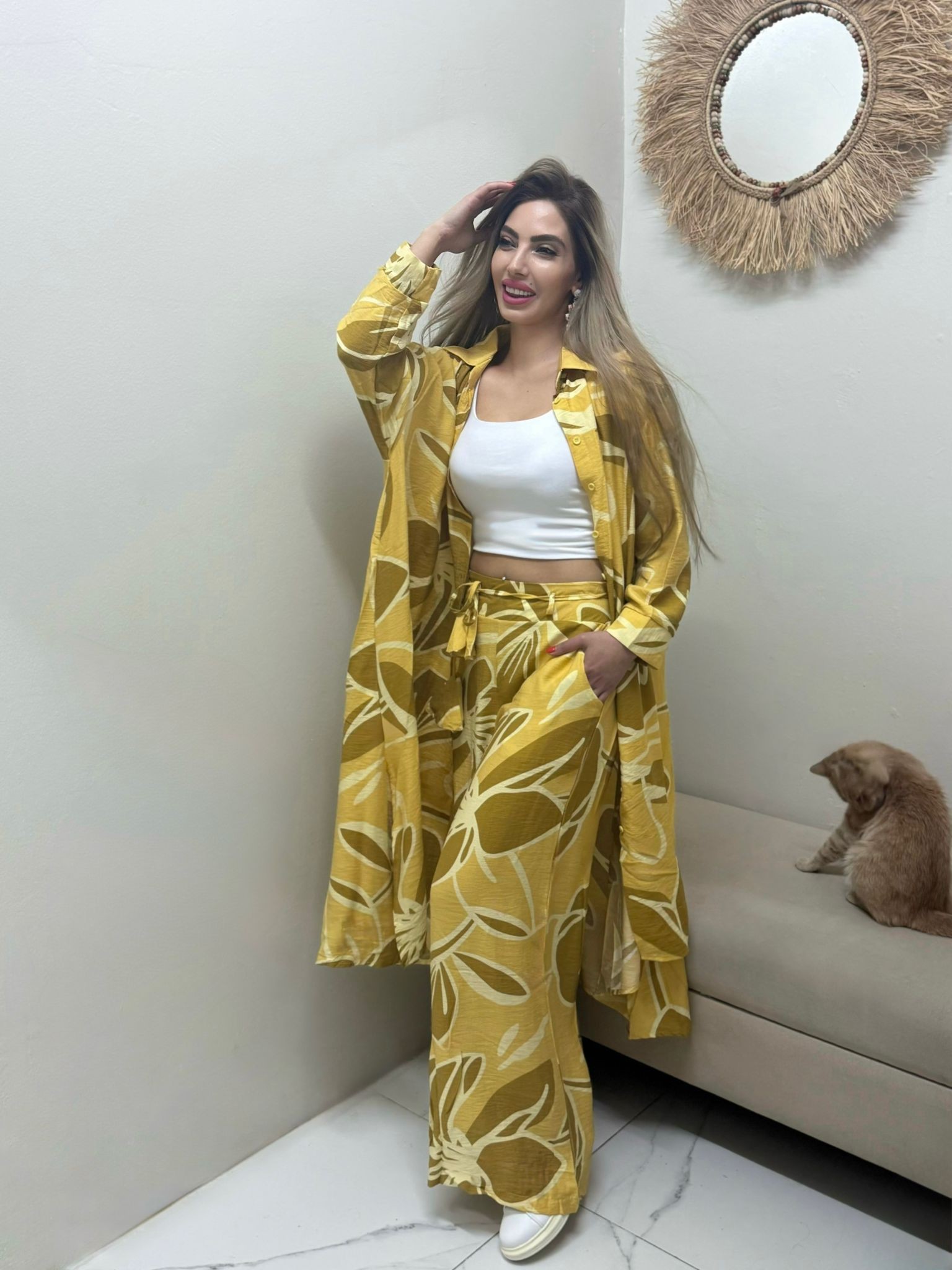 KİMONO & PANTOLON TAKIM