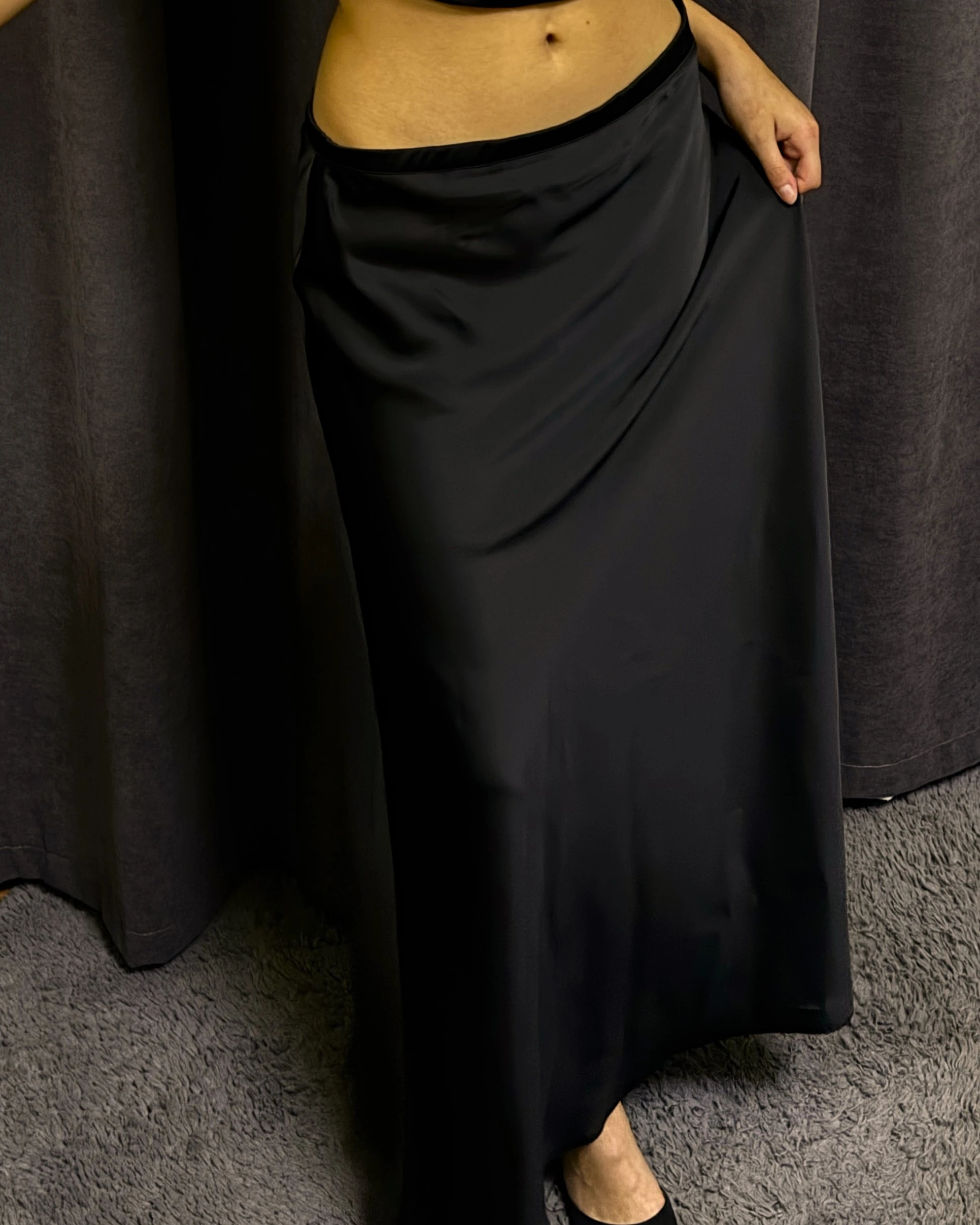 Çan Kesim Saten Etek