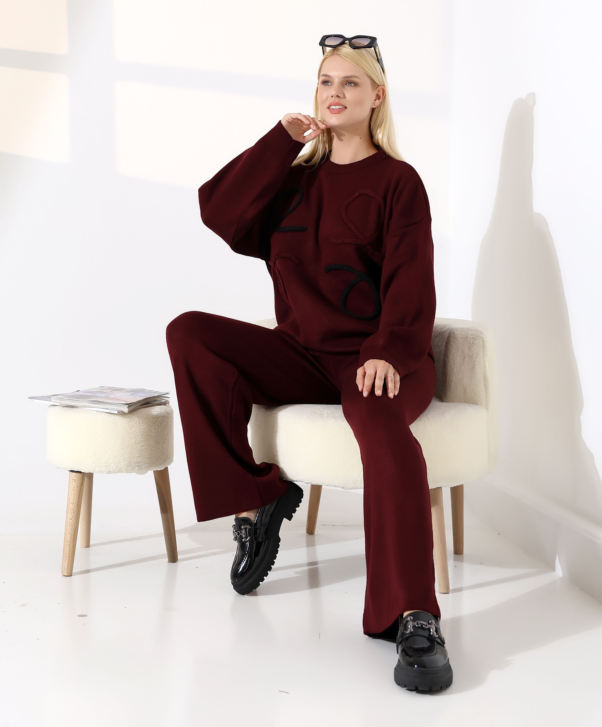 Günlük Stil  Triko Takım