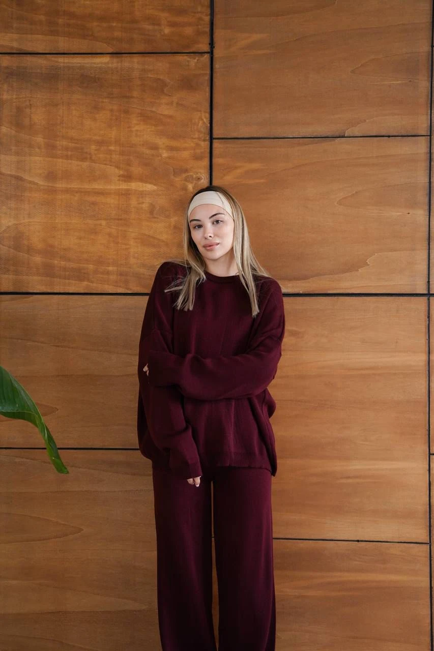 Gündelik Rahatlık Triko Takım