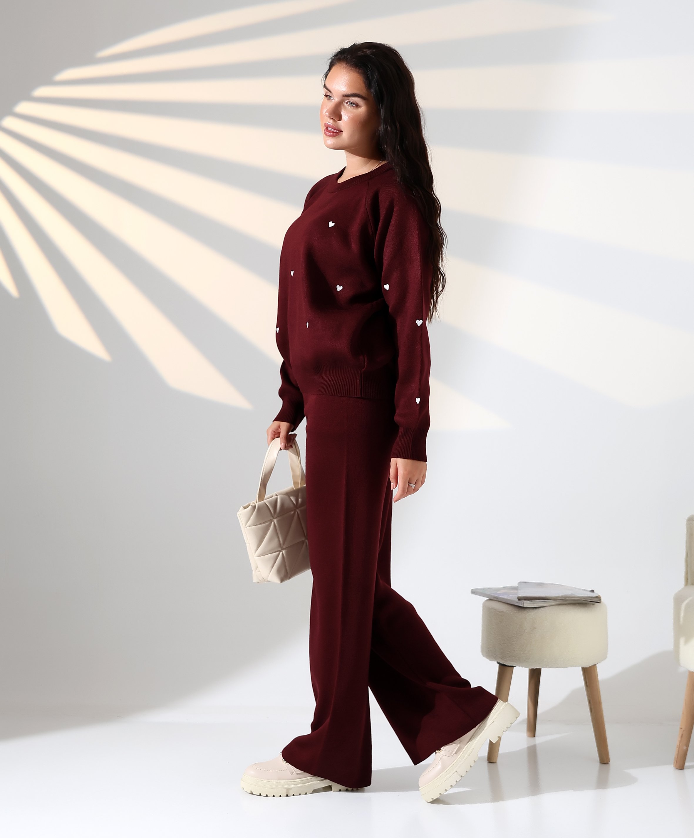 Romantik Dokunuş Elegance Triko Takım 