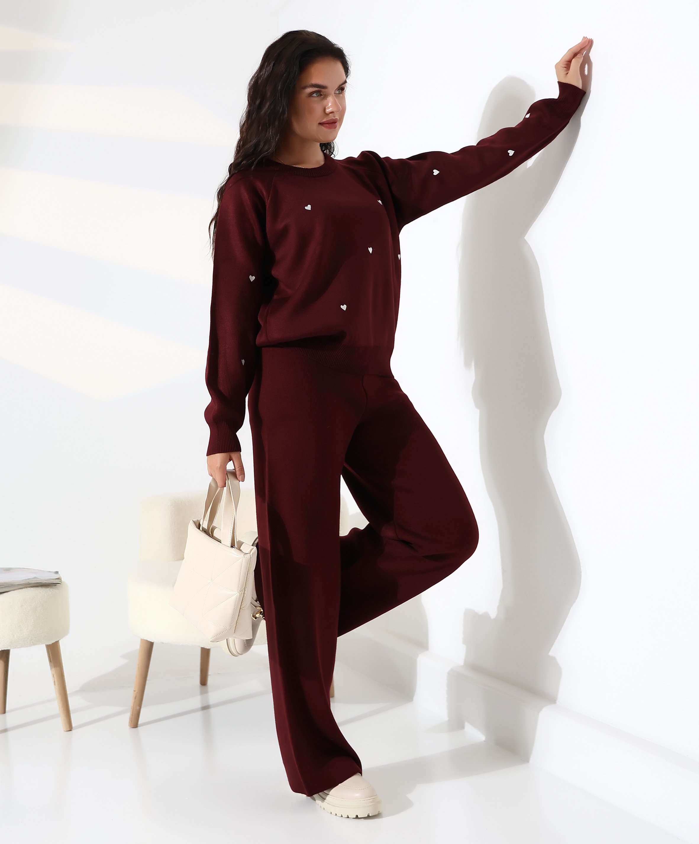 Romantik Dokunuş Elegance Triko Takım 
