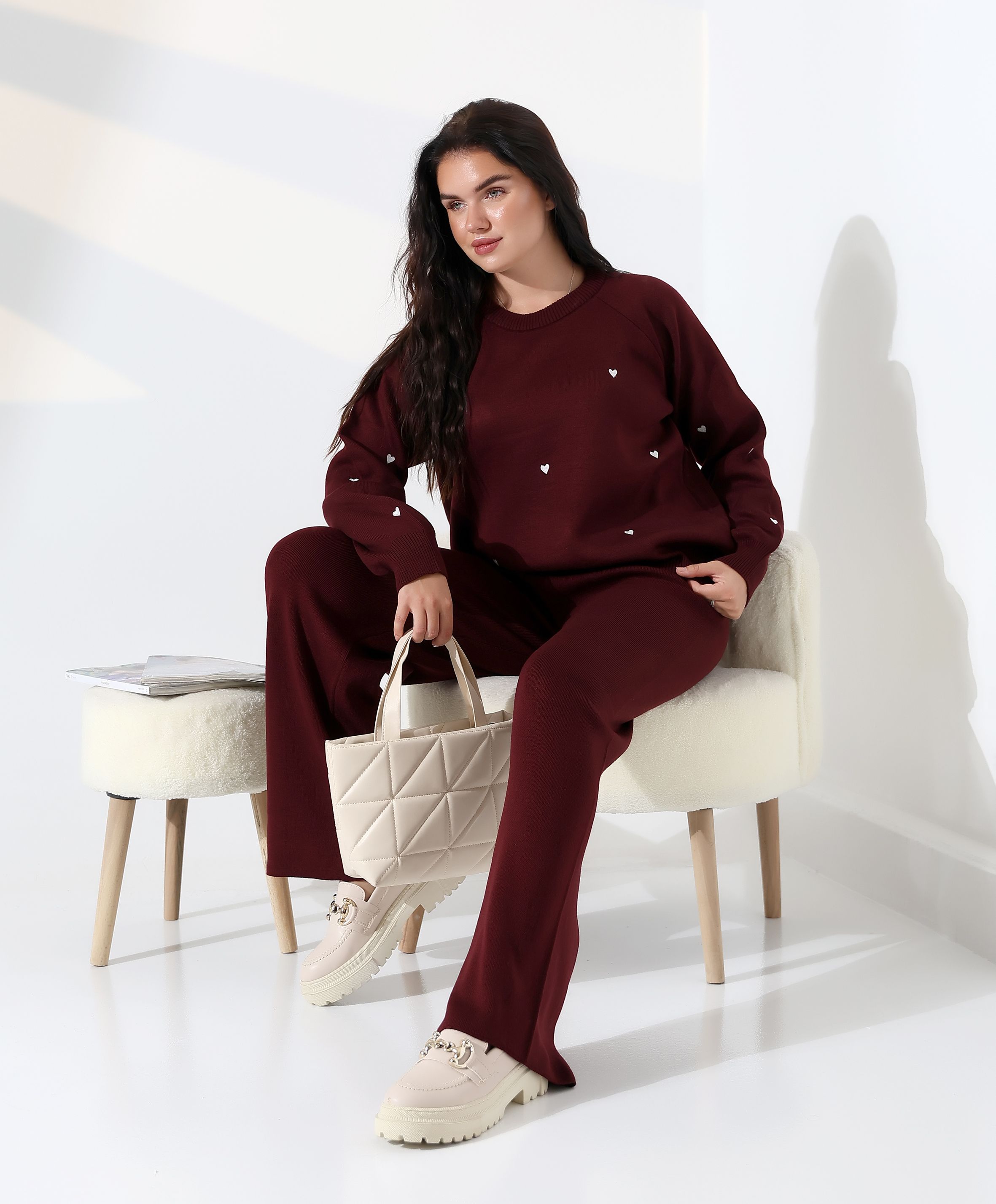 Romantik Dokunuş Elegance Triko Takım 