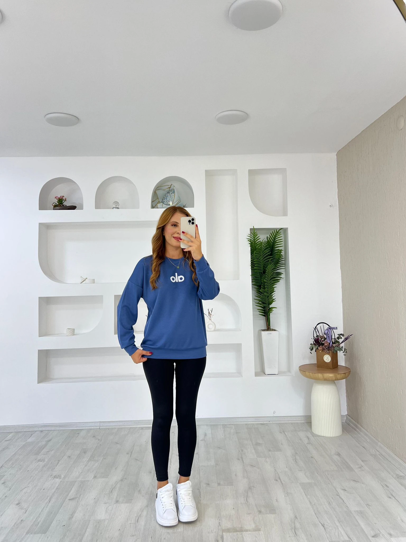 540 ALO  NAKIŞLI MODAL SWEAT