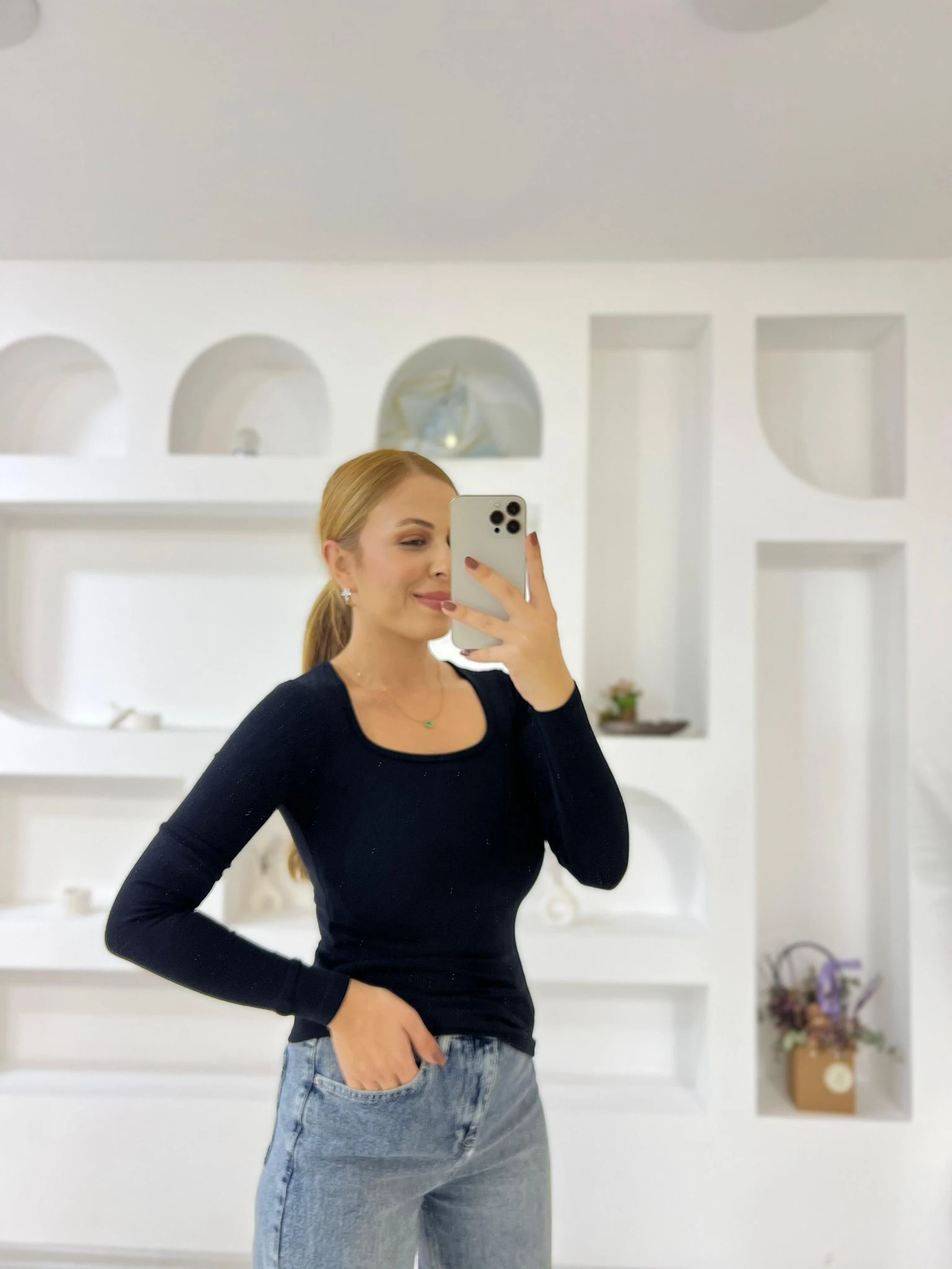 589 BUZİ KARE YAKA UZUNKOLLU BADY