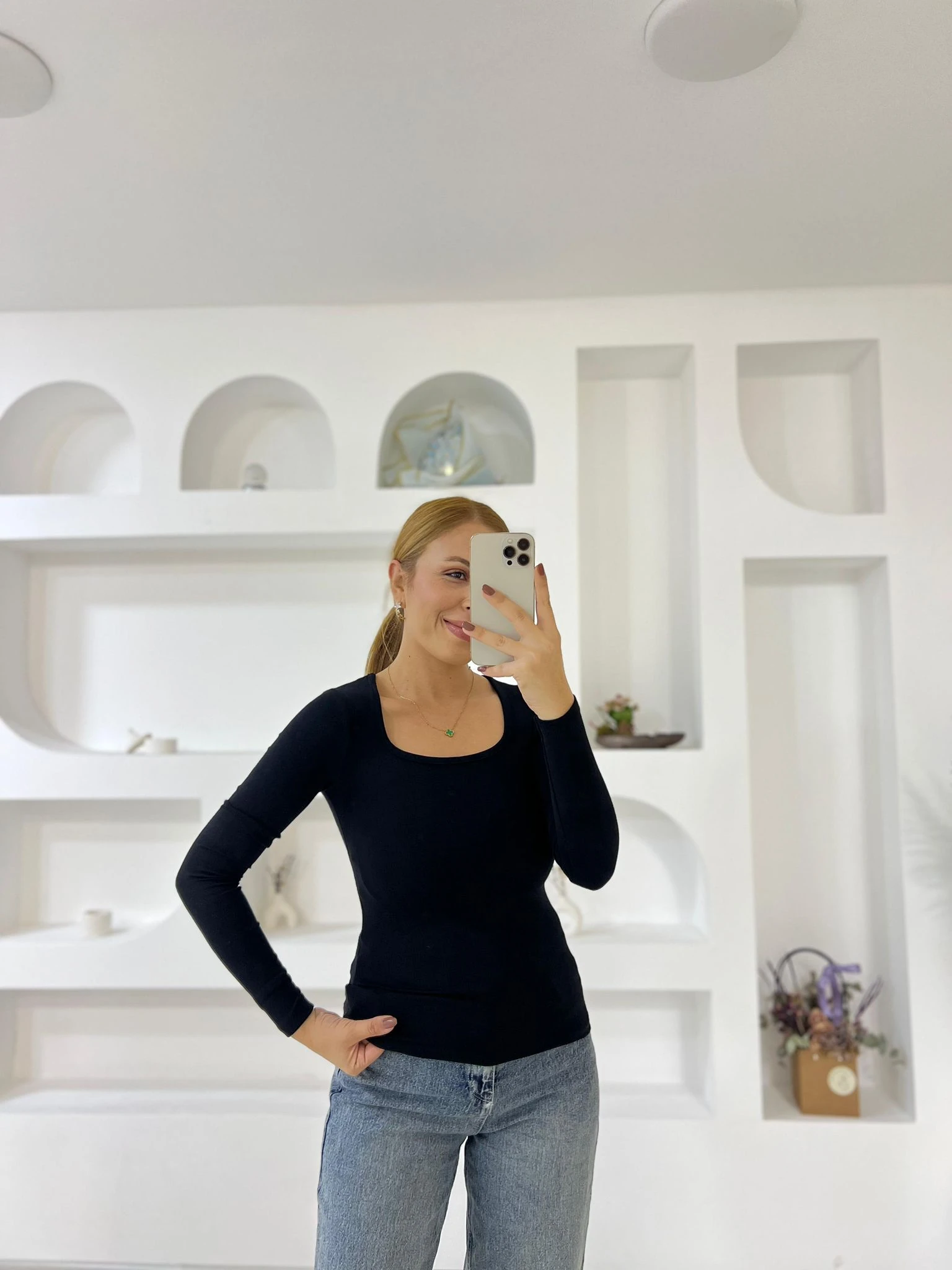 589 BUZİ KARE YAKA UZUNKOLLU BADY