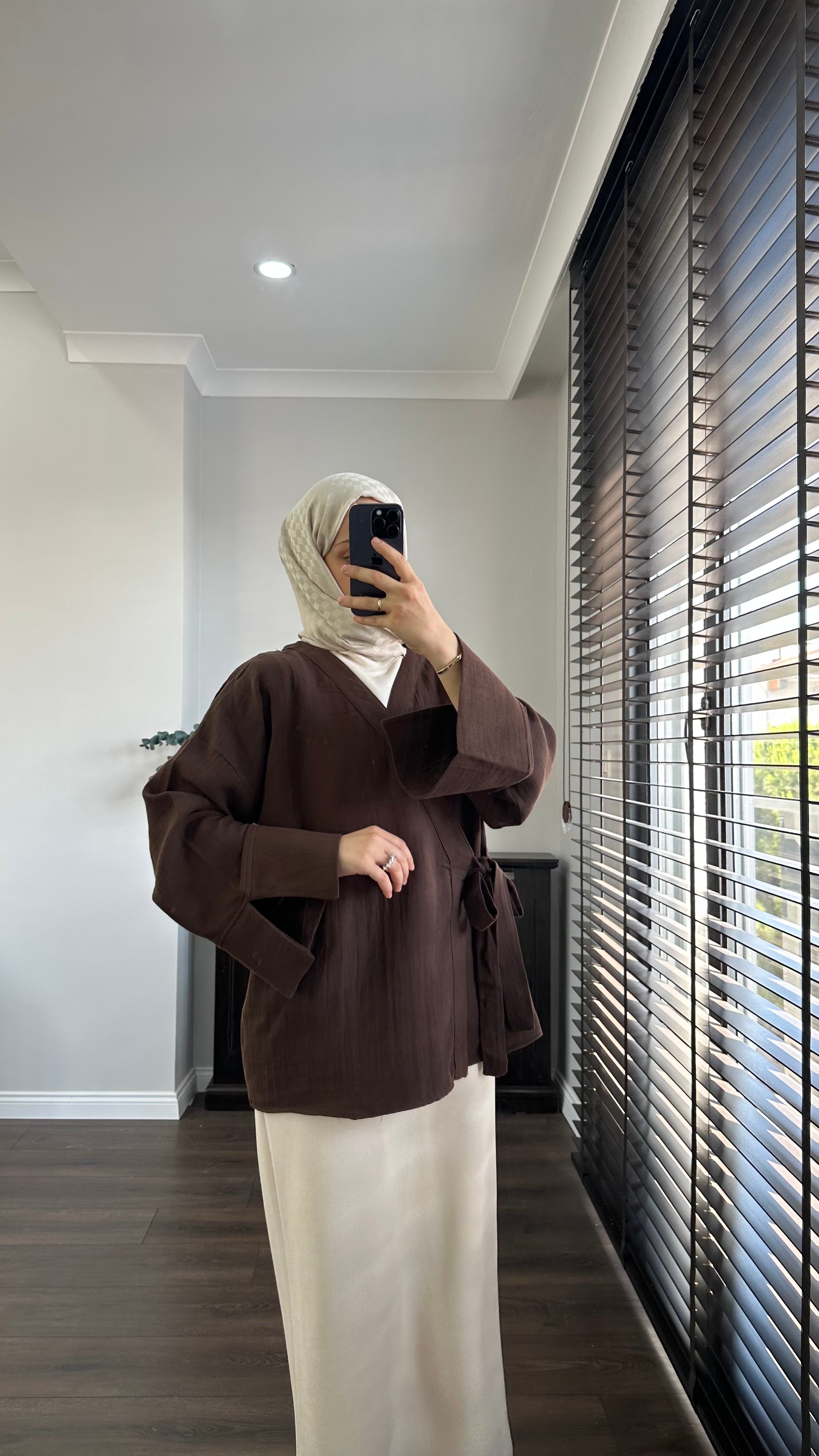 BAĞLAMA DETAY MÜSLİN KİMONO