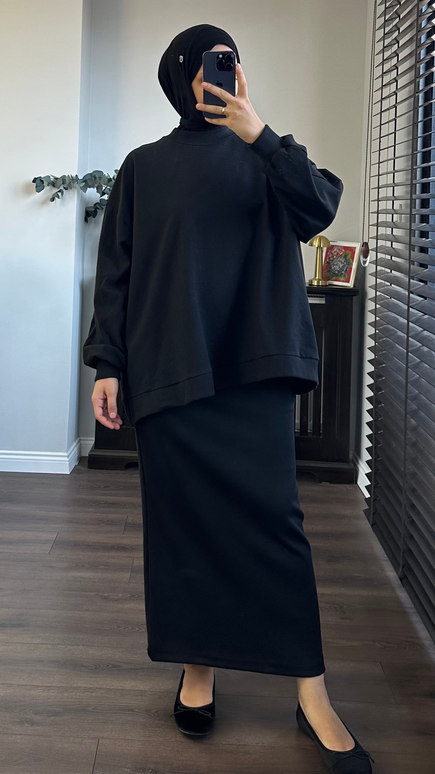 KAŞKORSE KALEM ETEK - SİYAH image