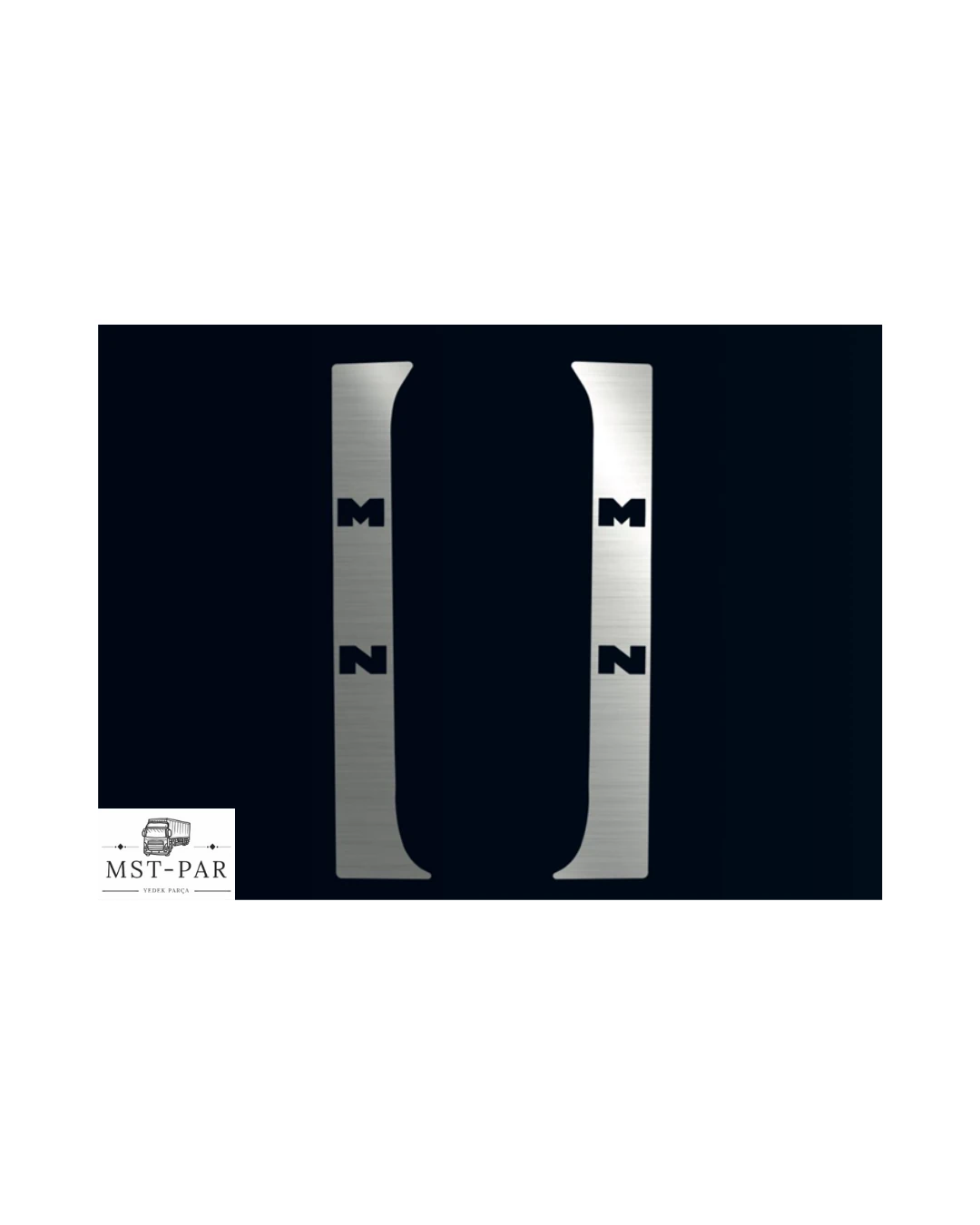 KAPI DİREĞİ KROM YAZISI NİKELAJ MAN