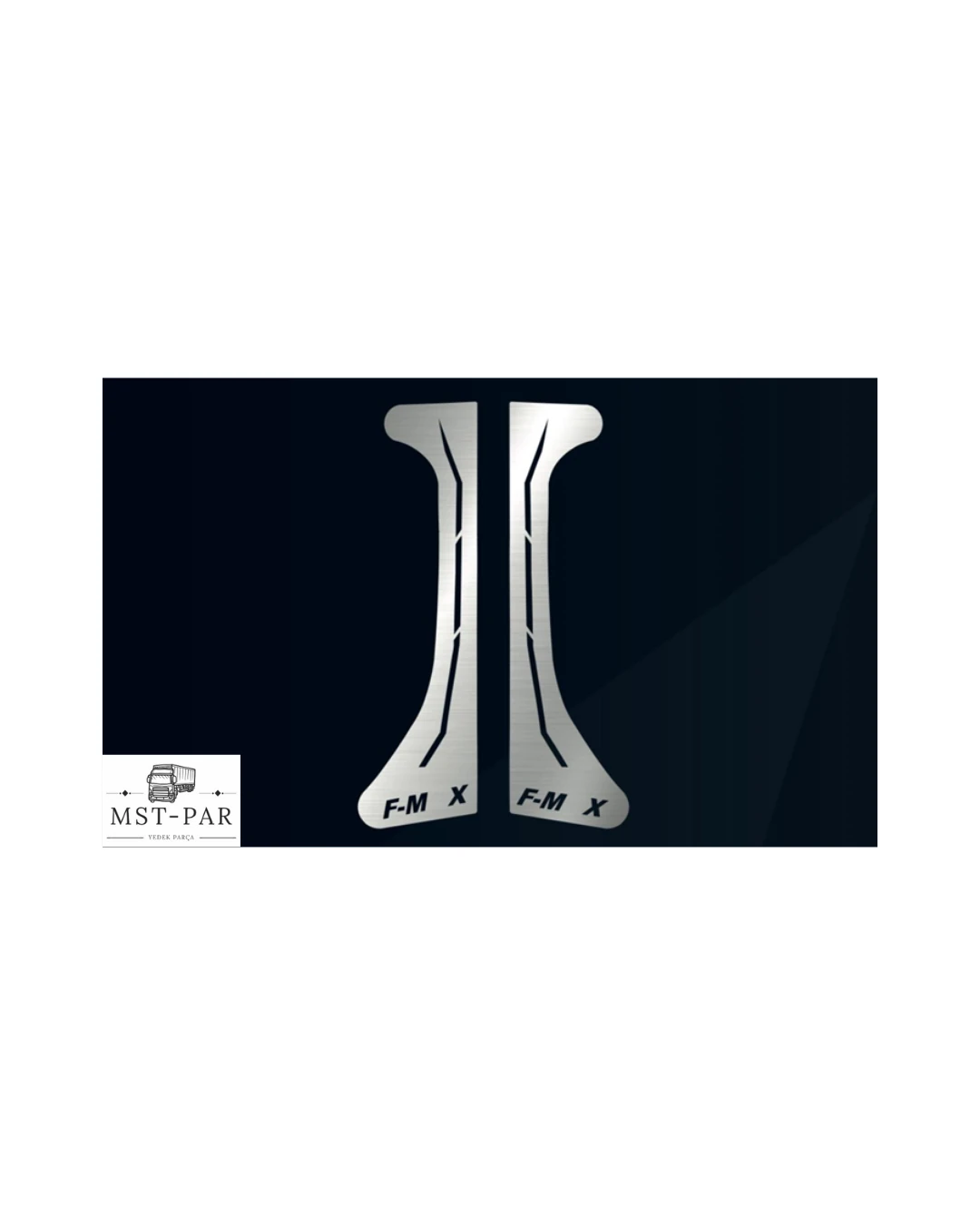 KAPI DİREĞİ YAZISI KROM NİKELAJ F-MAX