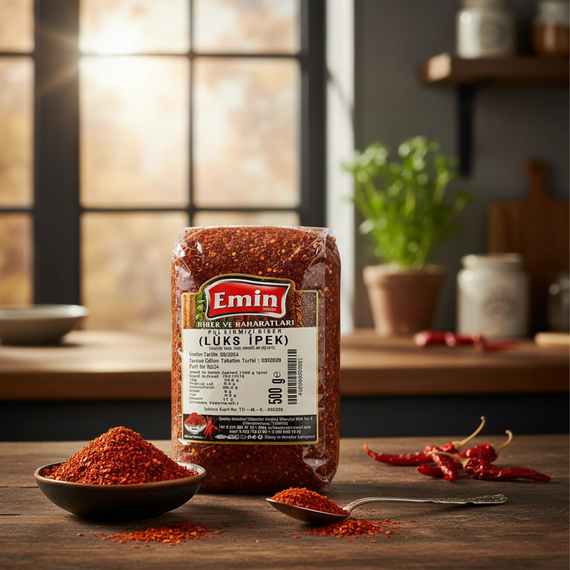 Lüks İpek Pul Biber 