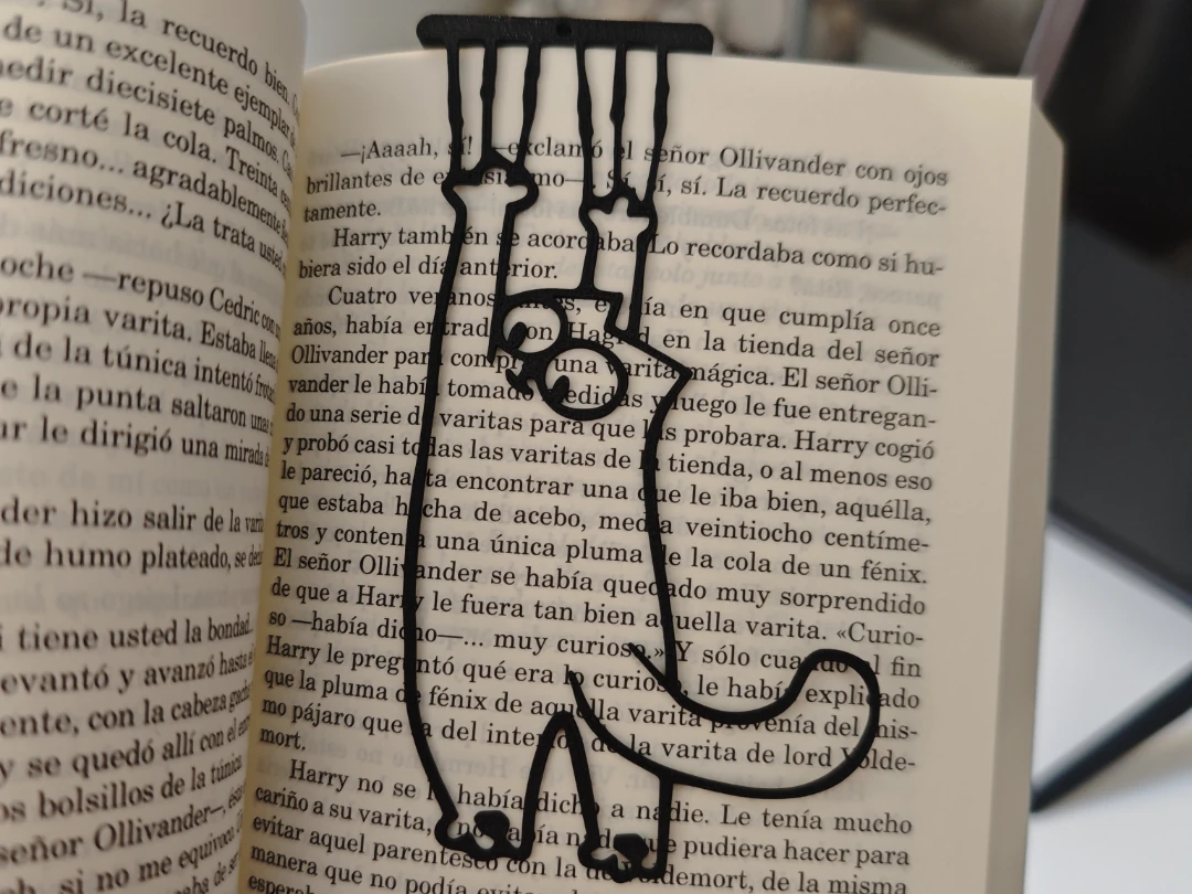 Kedi Tasarımlı Kitap Ayracı