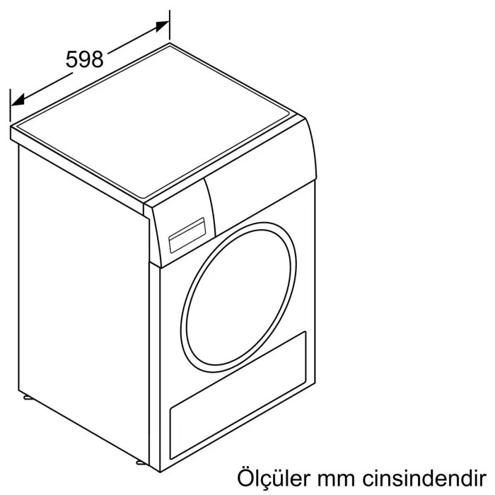 Siemens WQ41G200TR 9 Kg Isı Pompalı Kurutma Makinesi