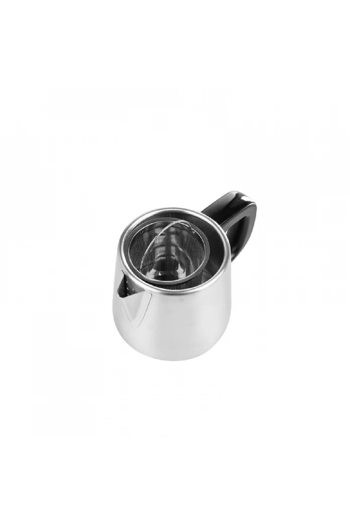 Tea Break 2 In 1 Çelik Su Isıtıcı Çay Makinesi Inox Siyah