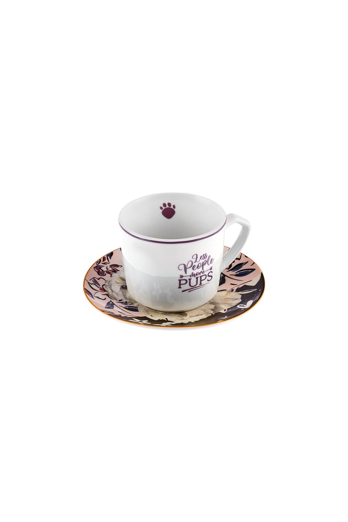 Perro 6 Kişilik Kahve Fincan Takımı 80 ml