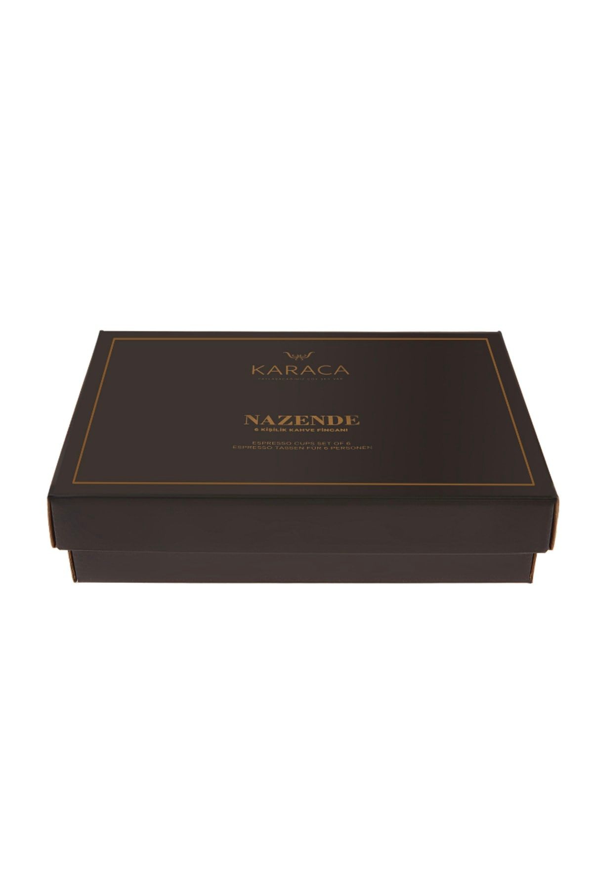 Nazende 6 Kişilik Kahve Fincanı Takımı 80 ml
