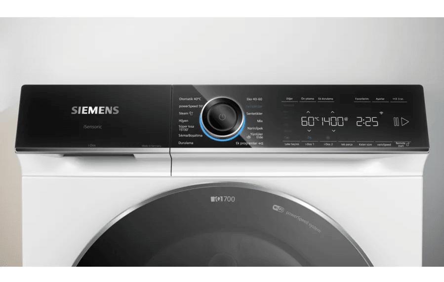 Siemens iQ700 WG54B2A1TR 1400 Devir 10 kg Çamaşır Makinesi