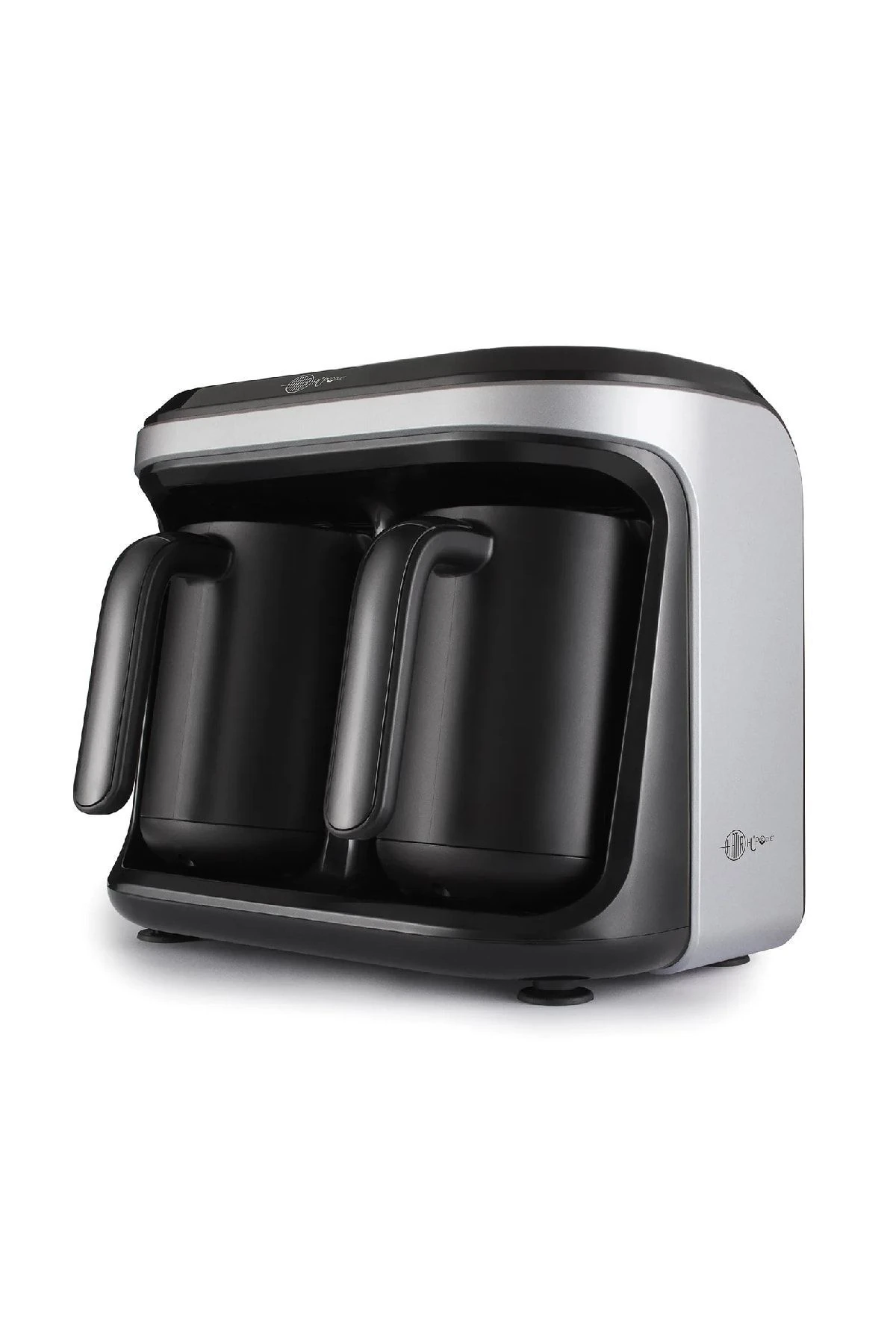 Hatır Hüps Düet İkili Türk Kahve Makinesi Gri