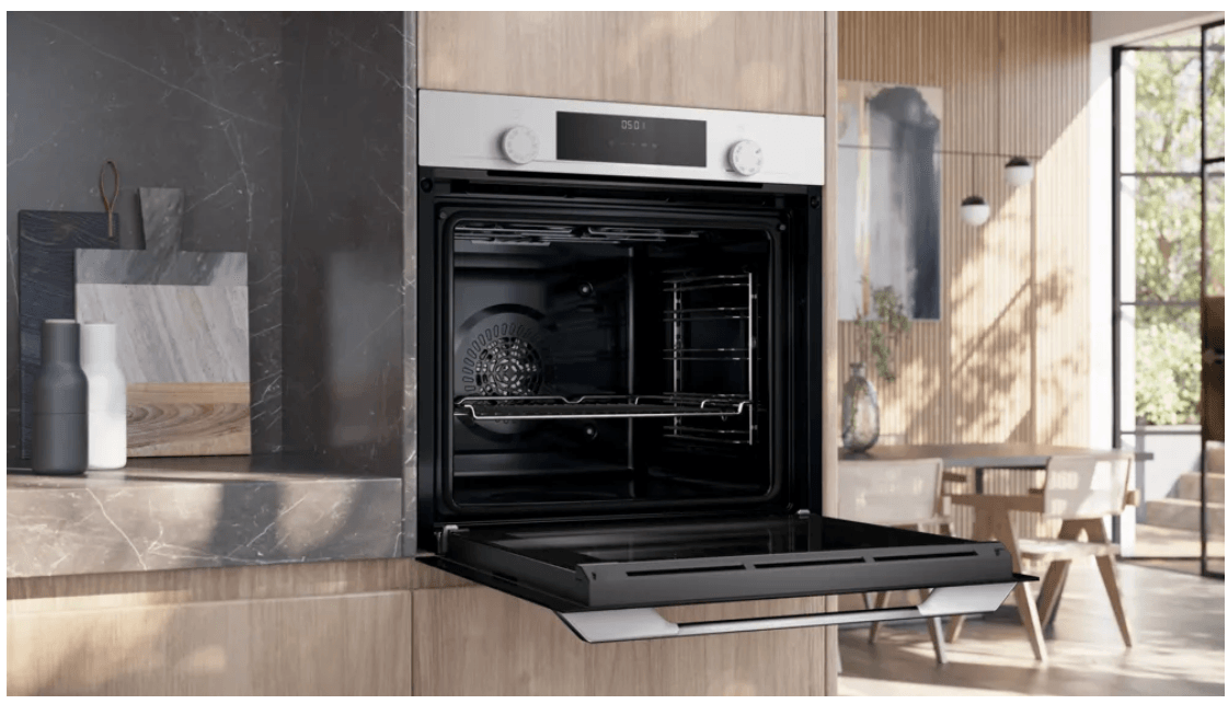 SİEMENS HU717ABV0T Buhar Destekli Ankastre Fırın 60 x 60 cm Beyaz
