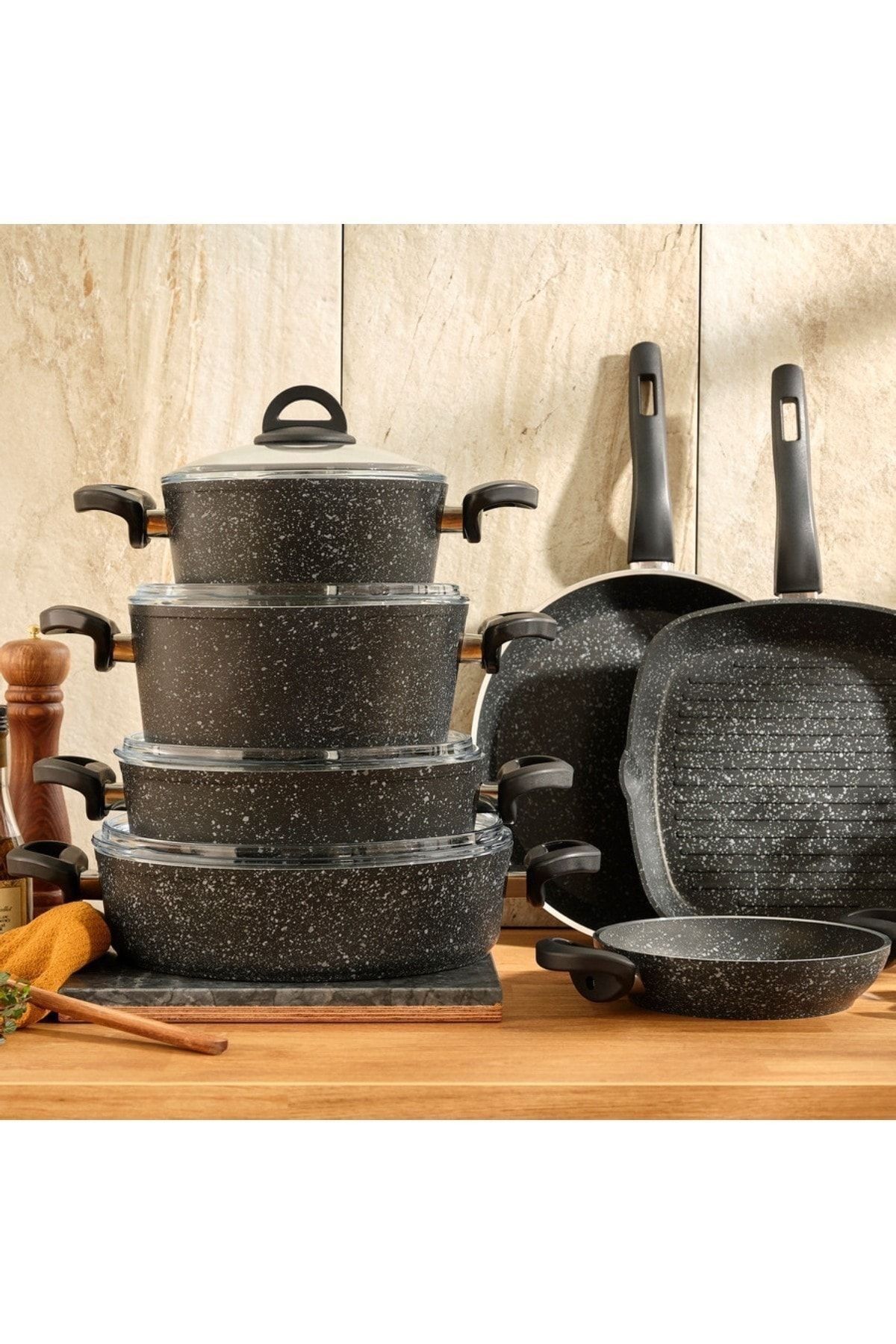 Dark Stone Bio Granit Tava 26 Cm