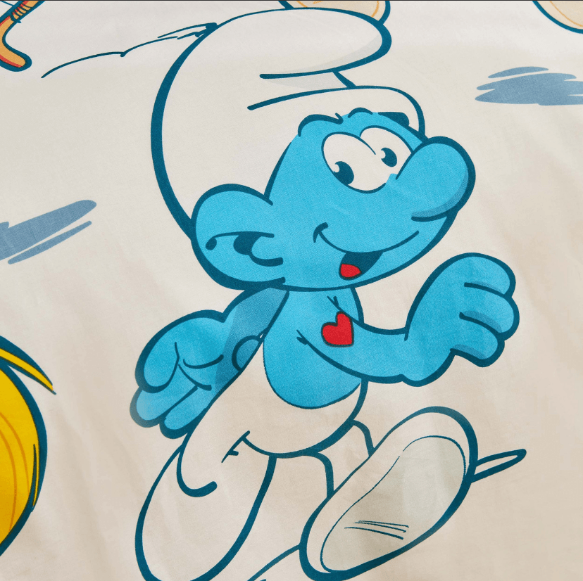 Karaca Home Smurfs By Mushroom Village Tek Kişilik Nevresim Takımı