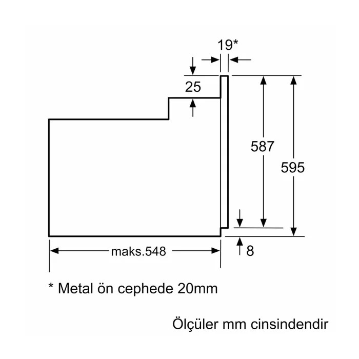 Siemens HB234FEW3T Beyaz Ankastre Fırın