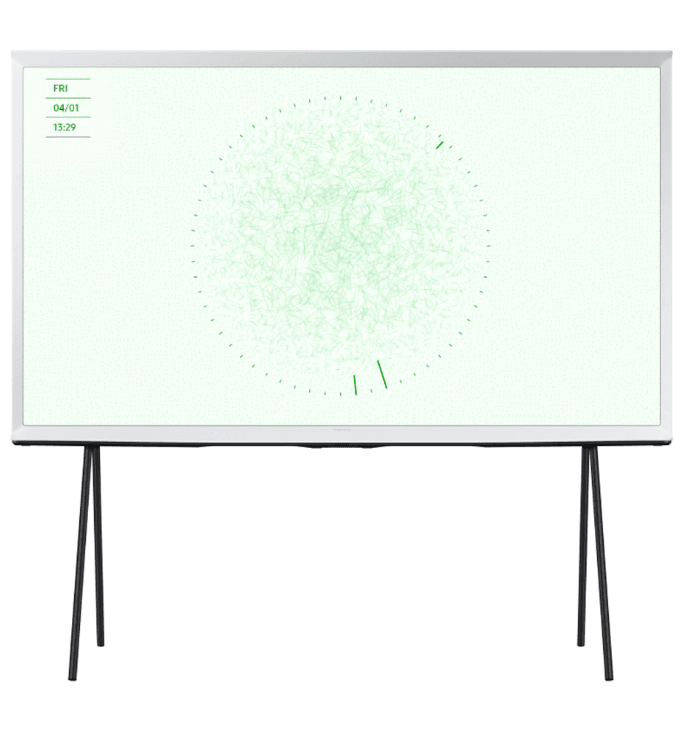 SAMSUNG The Serif QE65LS01DAUXT 65 inç 164 Ekran Uydu Alıcılı Smart 4K UHD QLED TV
