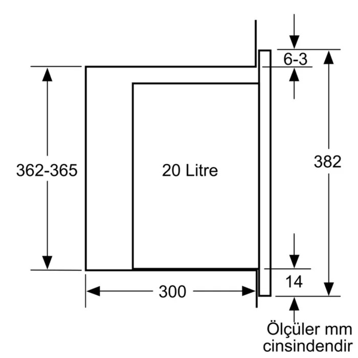 Siemens BF525LMW0 20 lt Beyaz Mikrodalga Fırın