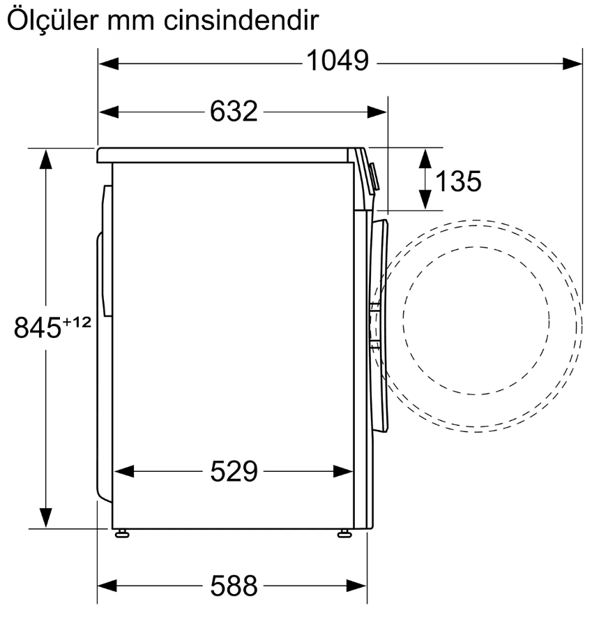 Siemens WG52A2ZXTR 10 Kg 1200 Devir Çamaşır Makinesi