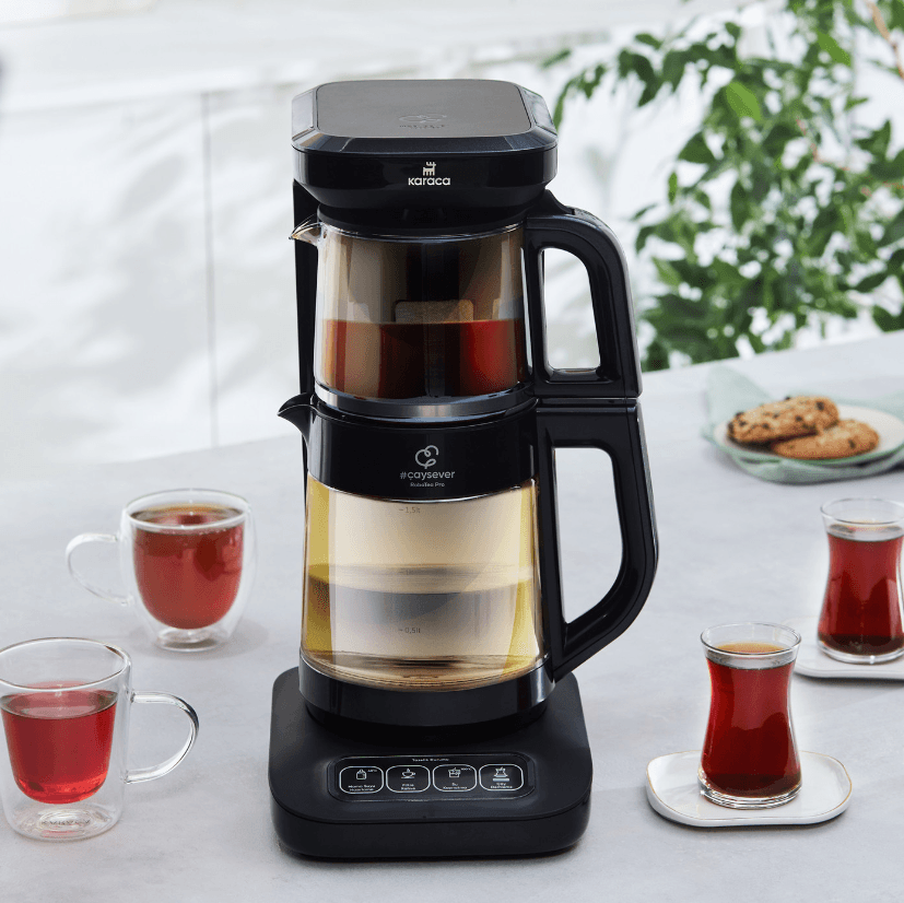 Karaca Robotea Pro 4 in 1 Konuşan Cam Çay Makinesi Agate