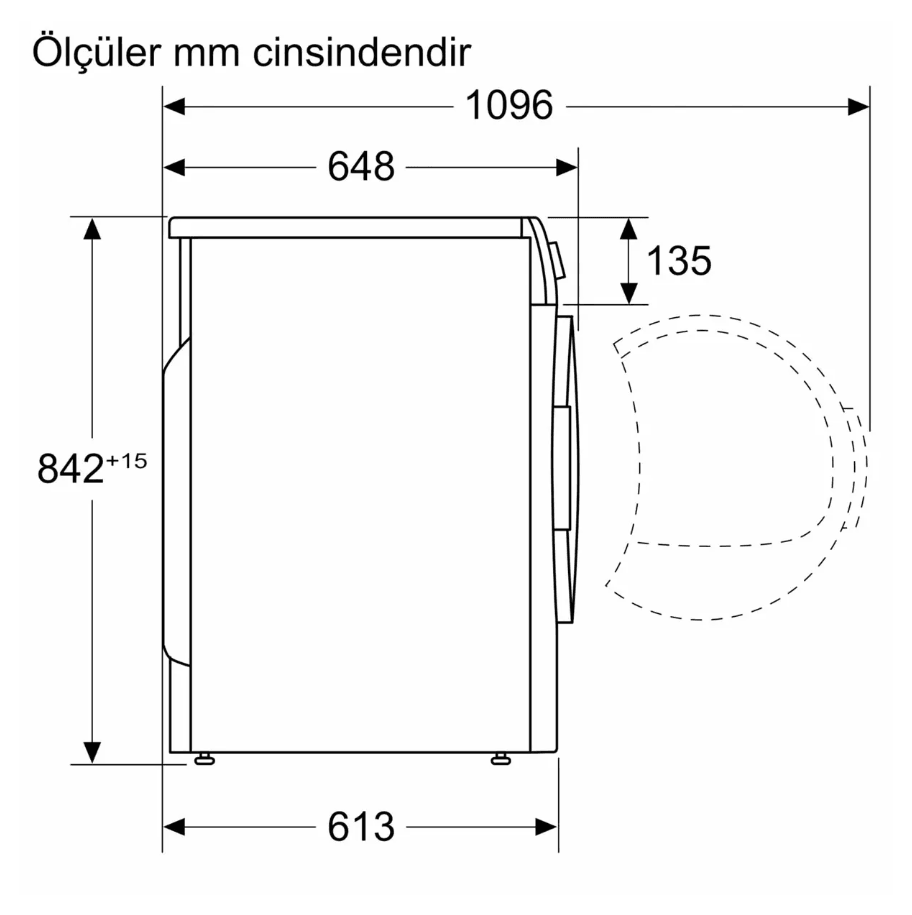 Siemens WQ42G20RTR 9 Kg Isı Pompalı Kurutma Makinesi