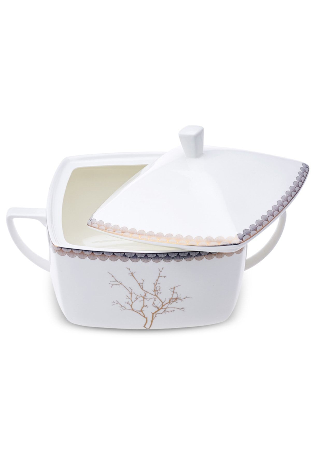 Fine Pearl Banyan 62 Parça 12 Kişilik Yemek Takımı