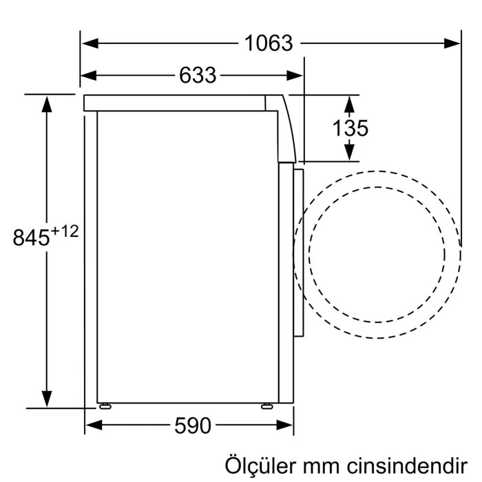 Siemens WM12N200TR 9 kg 1200 Devir Çamaşır Makinesi