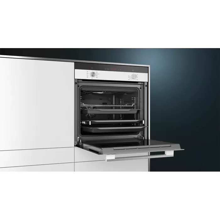 Siemens HI133FEW3T Buhar Destekli Beyaz Ankastre Fırın