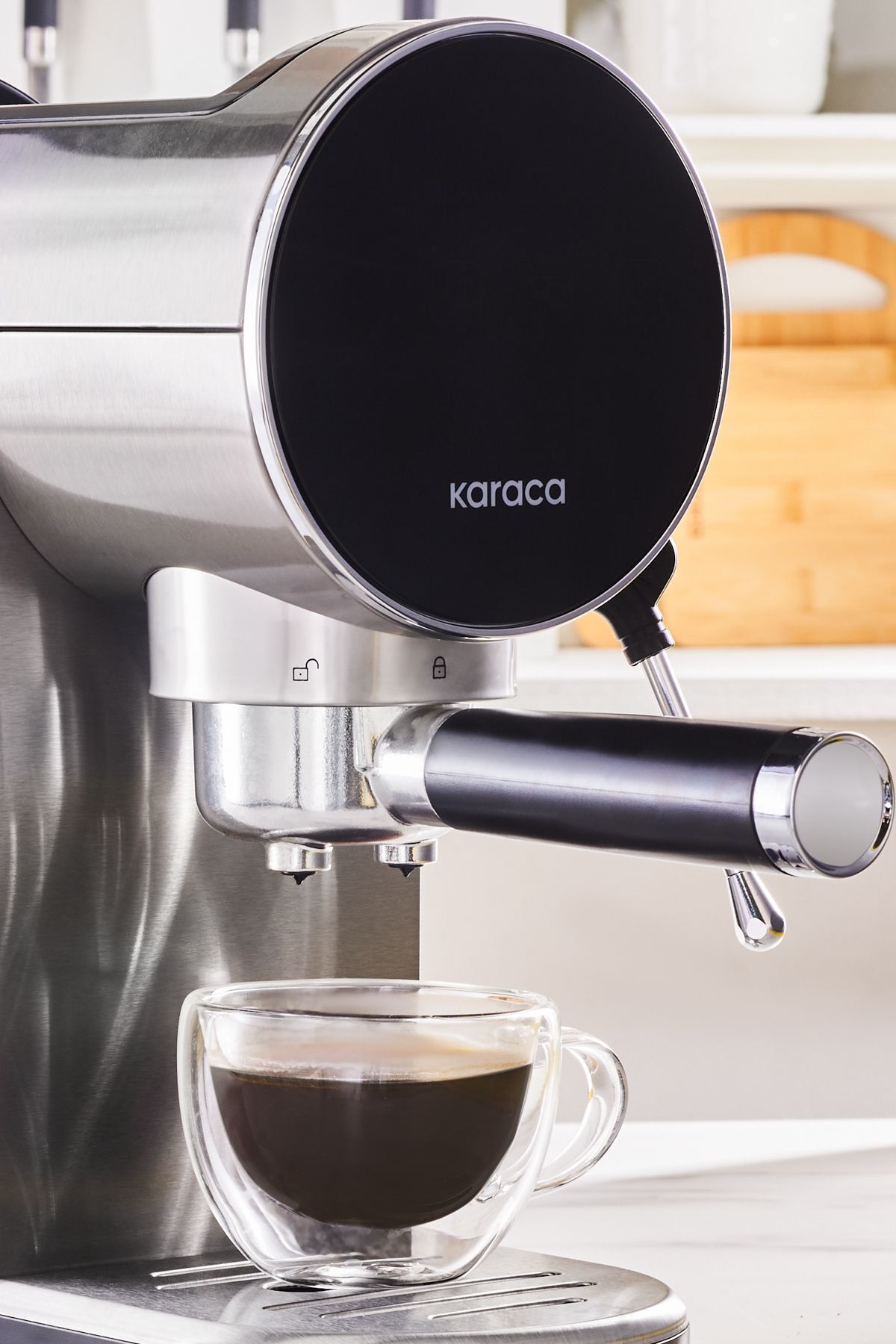 Coffee Art İnox Dijital 20 Bar Öğütülmüş Espresso Cappuccino ve Kapsül Kahve Makinesi