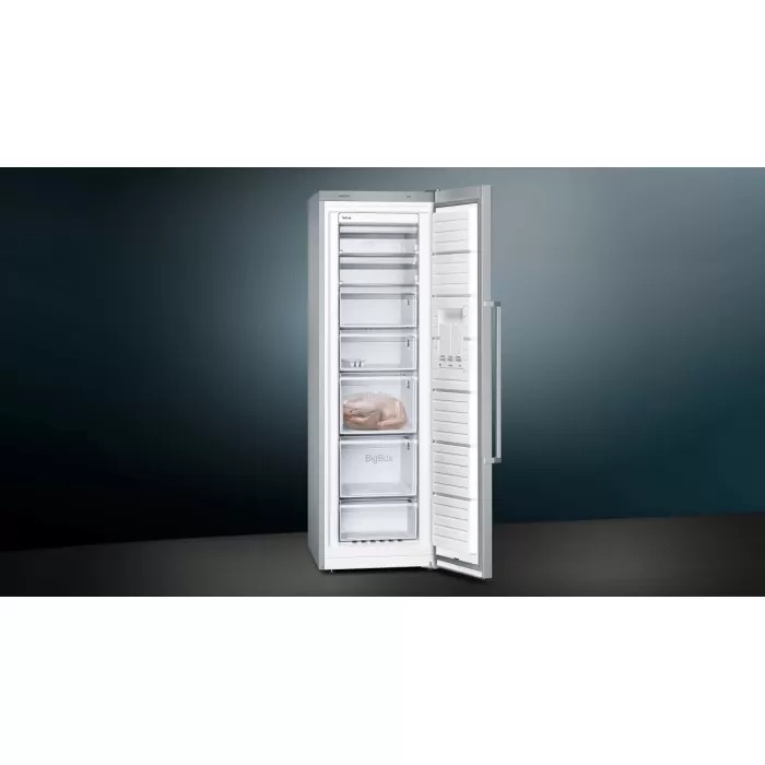 Siemens GS36NVIF0N 7 Çekmeceli Kolay Temizlenebilir Inox Derin Dondurucu