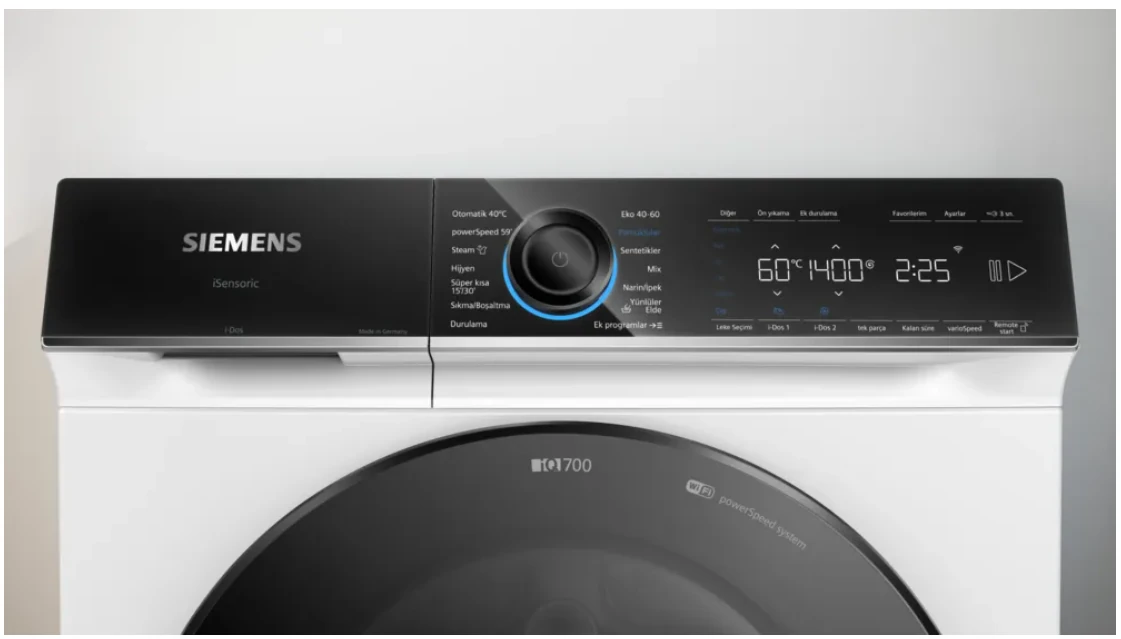 SİEMENS WG44B2A0TR 9 kg 1400 Devir Çamaşır Makinesi