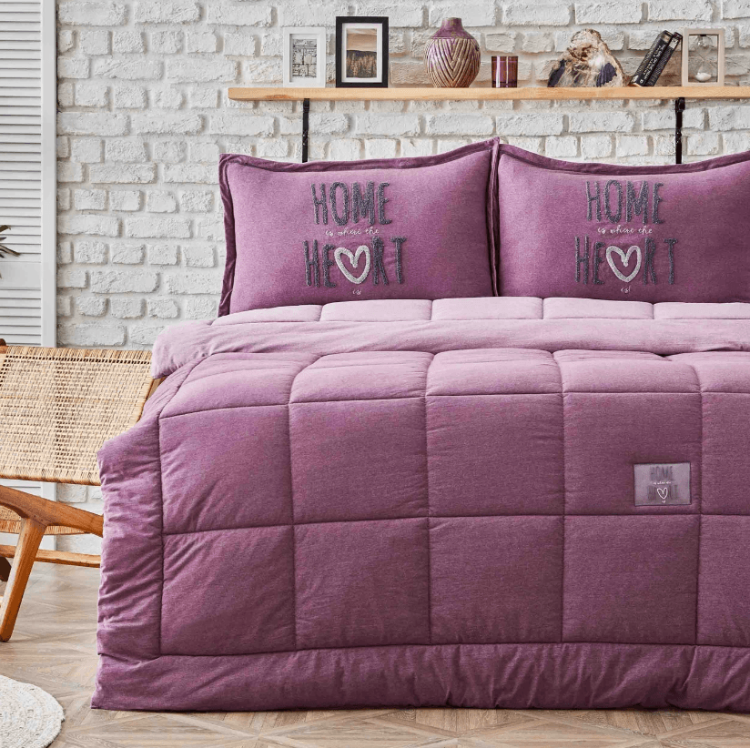 Karaca Home Softy Lila Tek Kişilik Cotton Comfort