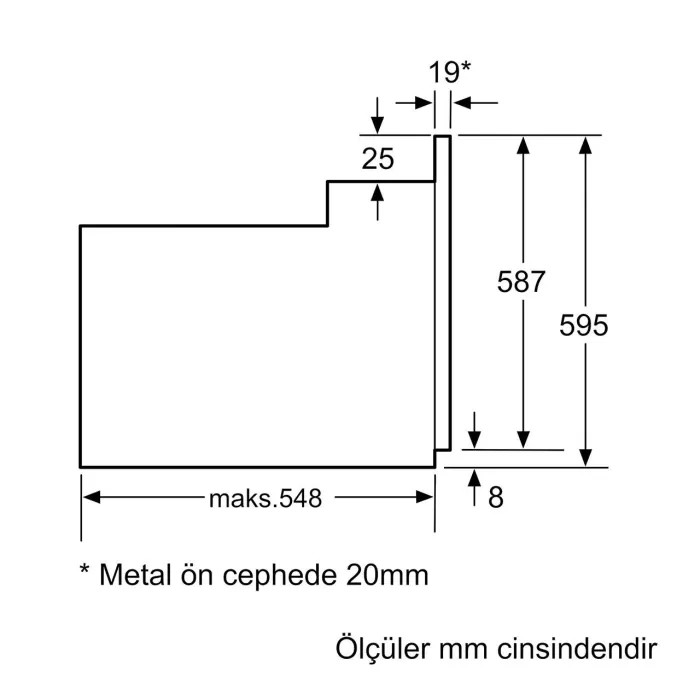 Siemens HB237FEG0T Siyah Inox Ankastre Fırın