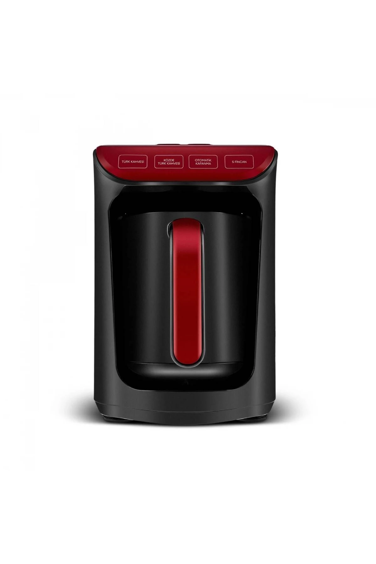 Hatır Közde Türk Kahvesi ve Türk Kahve Makinesi Kırmızı 5 Fincan Kapasiteli Bol Köpüklü