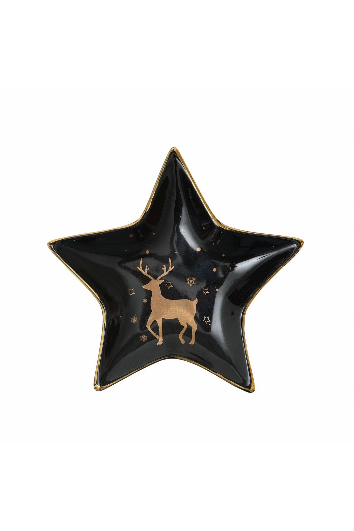 Karaca Home New Year Yılbaşı Star Dekoratif Tabak 15 cm