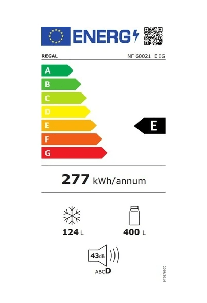 Regal NF 60021 E IG Çift Kapılı No Frost Buzdolabı