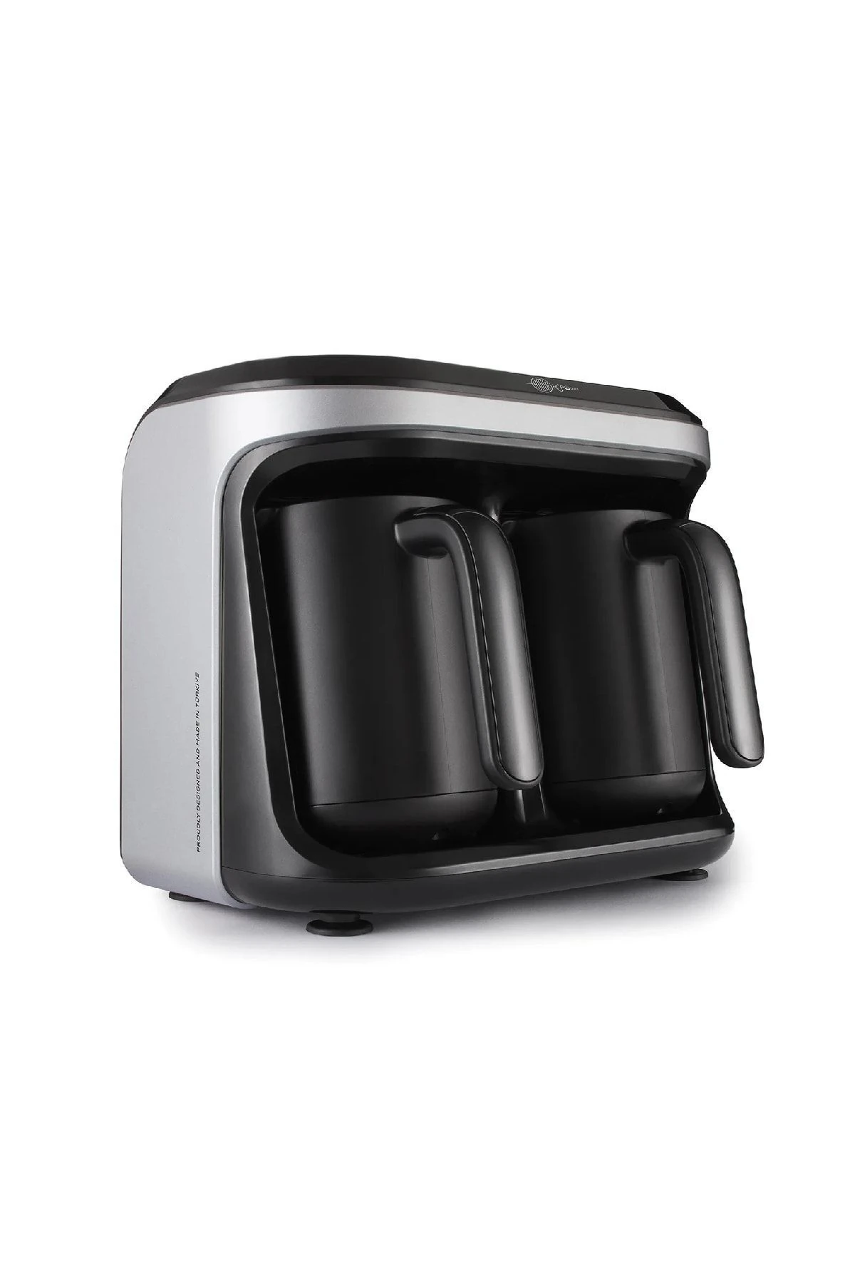 Hatır Hüps Düet İkili Türk Kahve Makinesi Gri