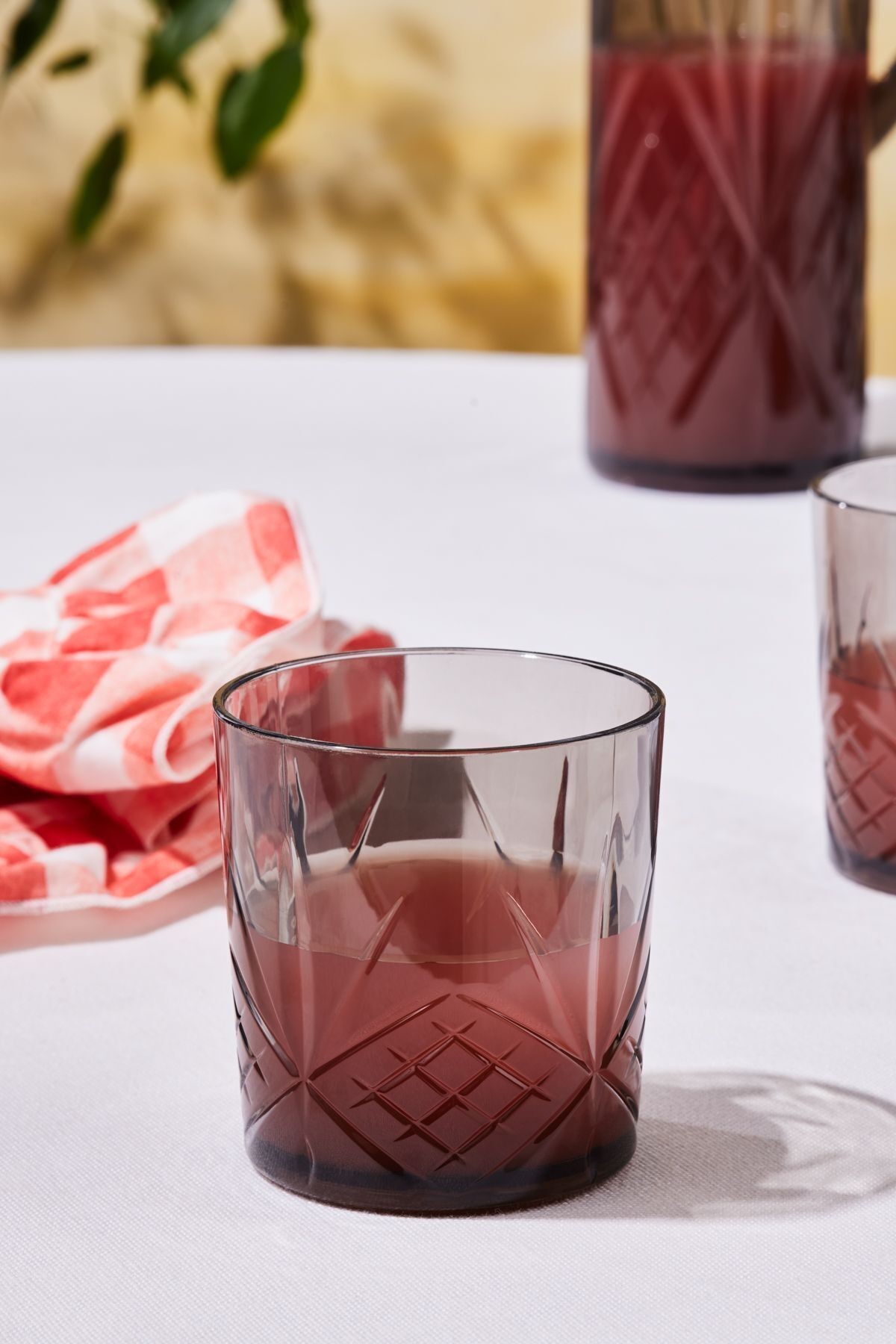 Foret Akrilik Kırılmaz 5 Parça Sürahi Seti Antrasit 1,5 lt