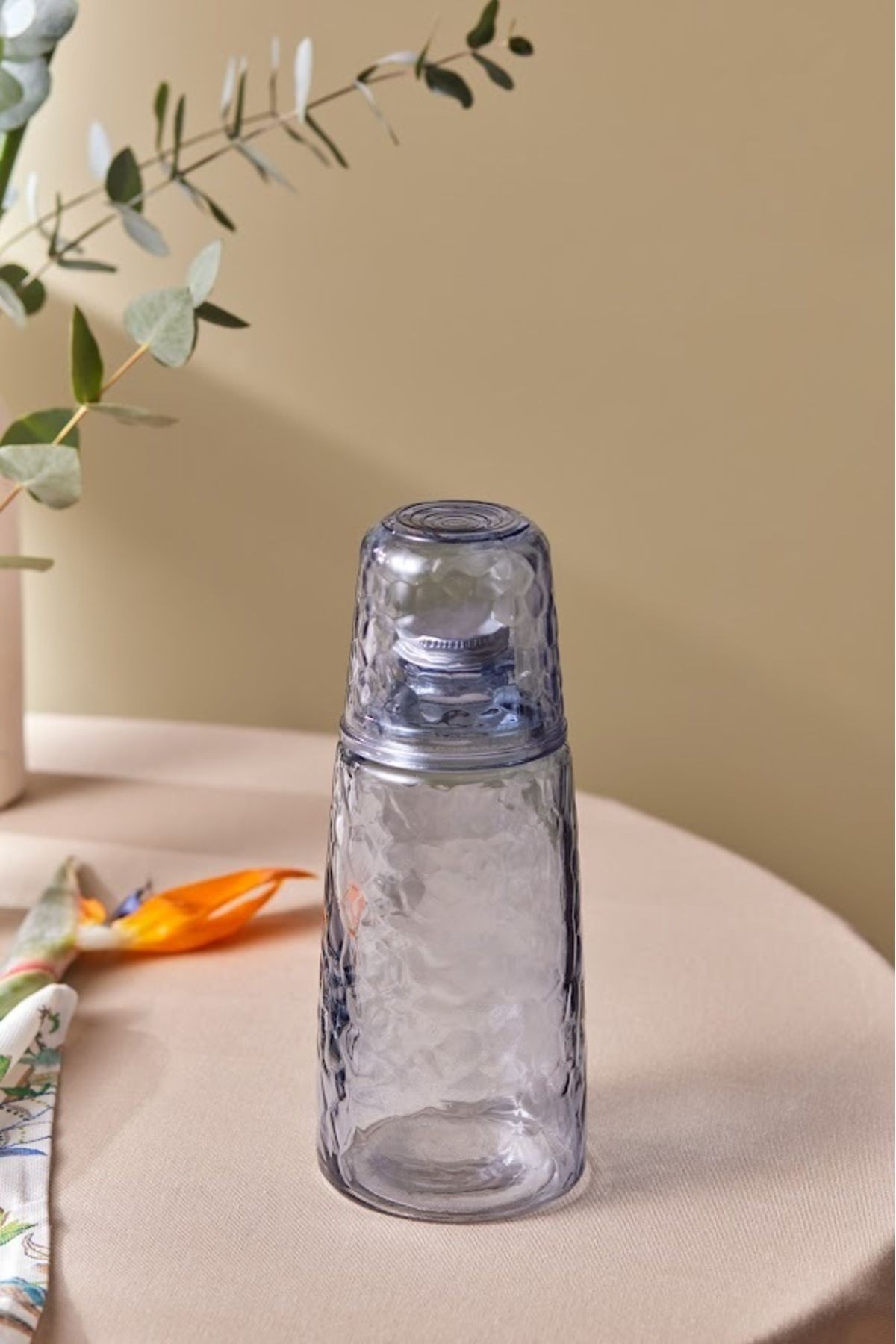Loise Başucu Cam Sürahi Mavi 1100 ml