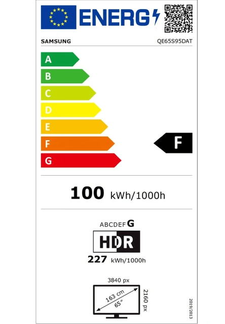 Samsung 65S95F 4K Ultra HD 65" 165 Ekran Uydu Alıcılı Smart OLED TV