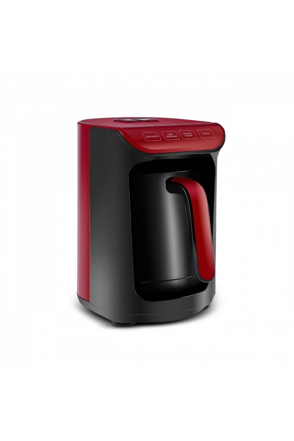 Hatır Közde Türk Kahvesi ve Türk Kahve Makinesi Kırmızı 5 Fincan Kapasiteli Bol Köpüklü