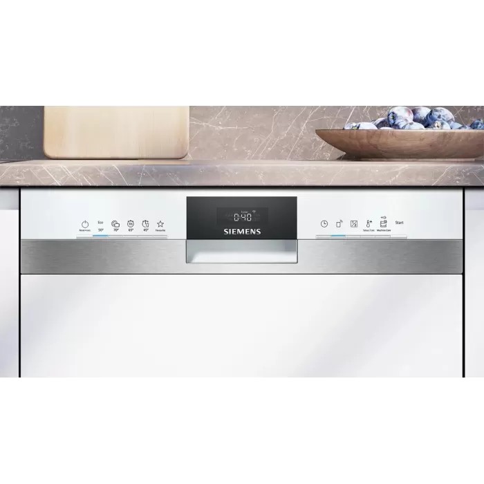 Siemens SN53IW50KT 5 Programlı Home Connect Yarı Ankastre Bulaşık Makinesi