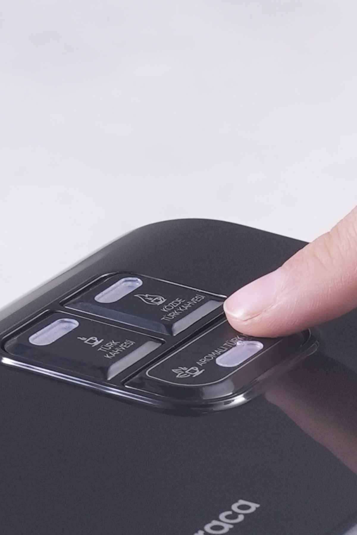 Hatır Hüp Düet İkili Aroma Türk Kahve Makinesi Space Gray